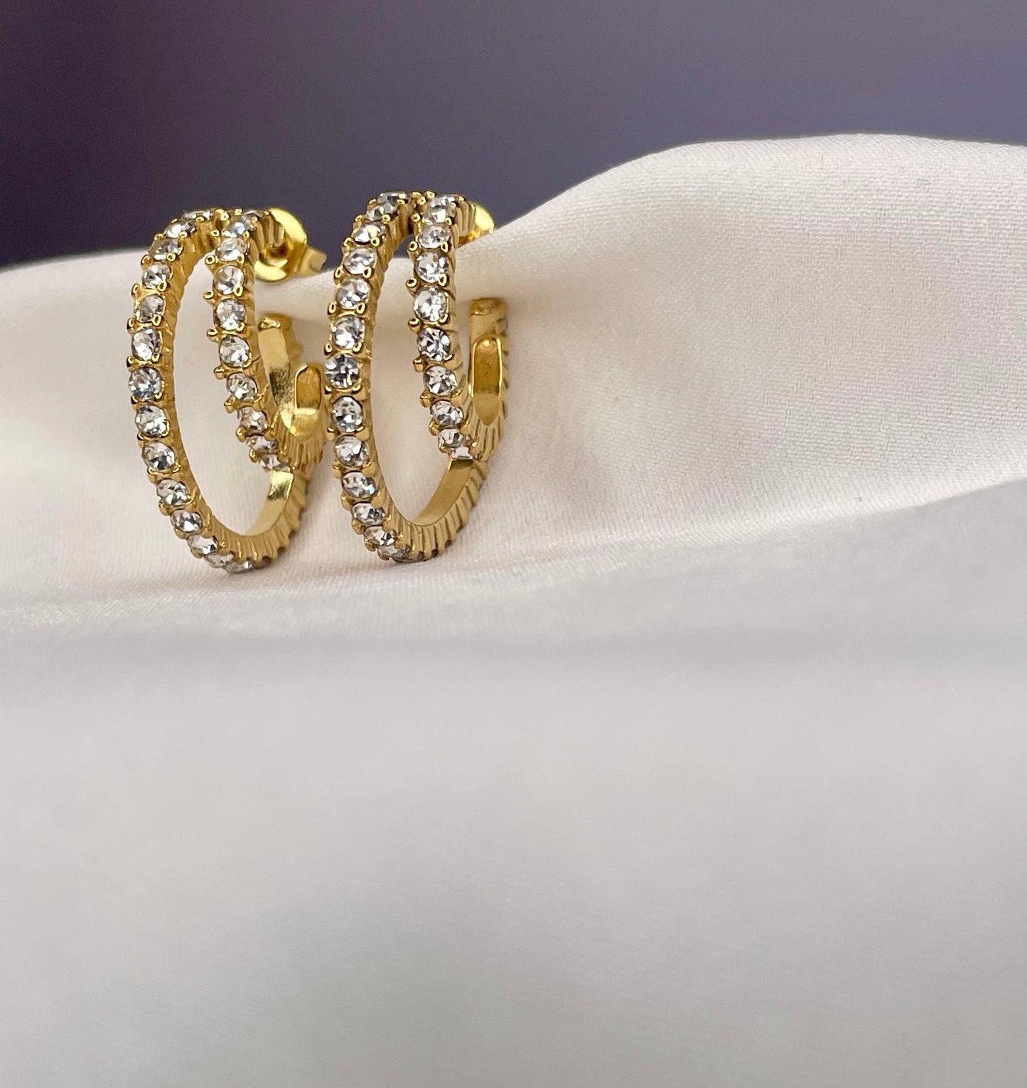 Glamorous Hoop Earrings
