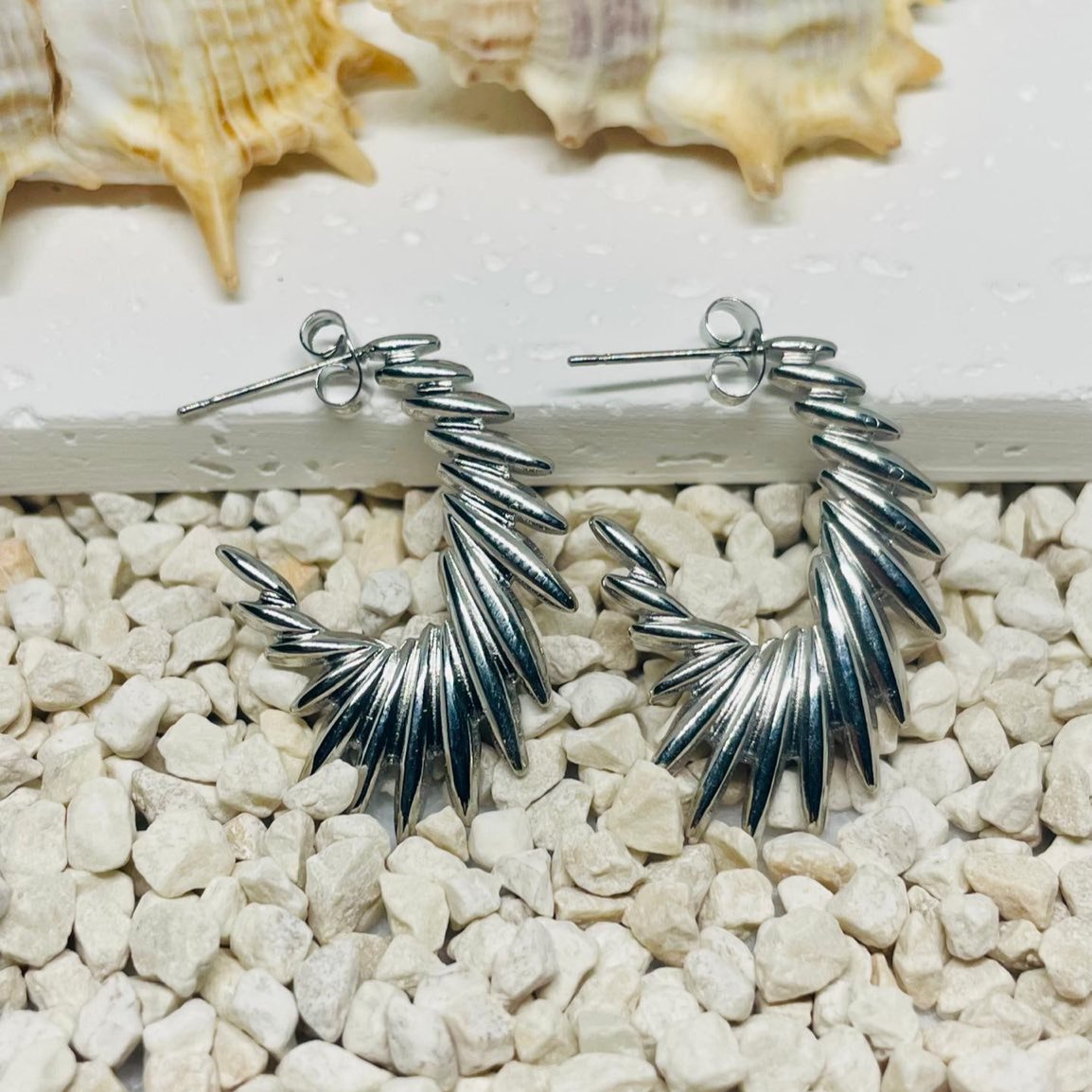 Radiant Spiral Earrings - Gold & Silver