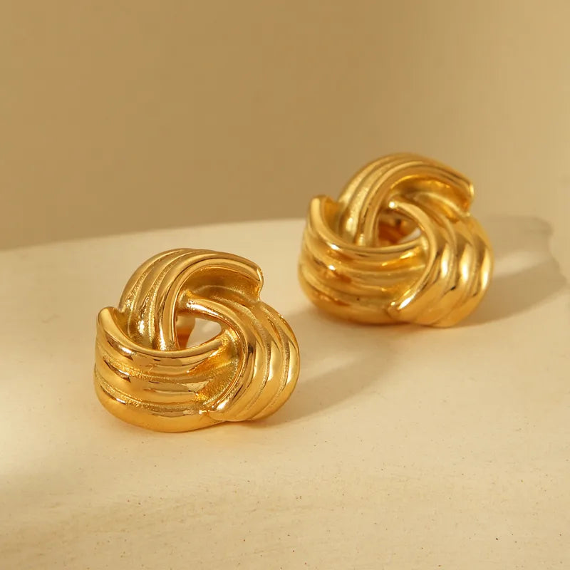 Classic Gold Knot Studs