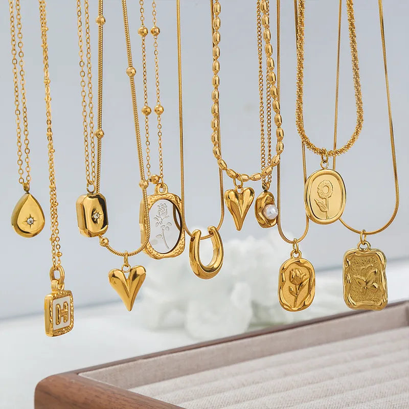 Rose Medallion Necklace