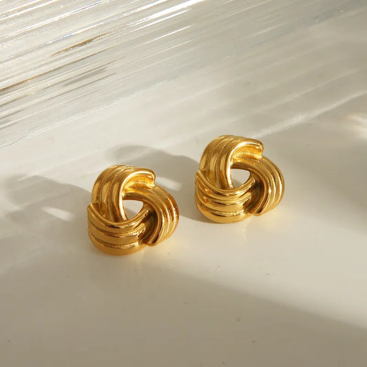 Classic Gold Knot Studs